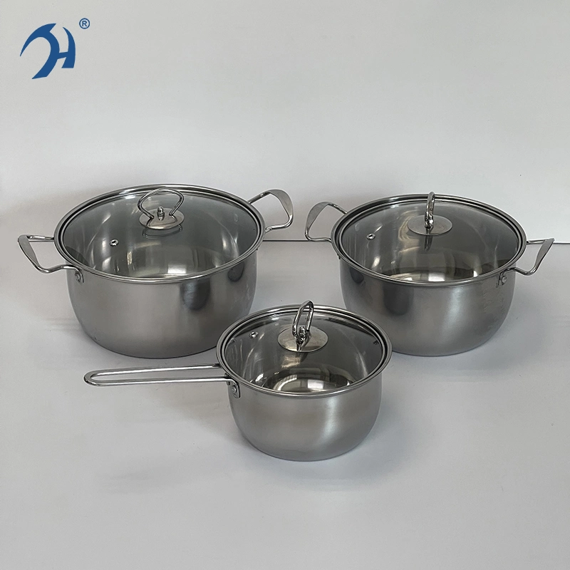 Hot Selling Southeast Asia Stainless Steel 6PCS Kitchen Appliances Cookware