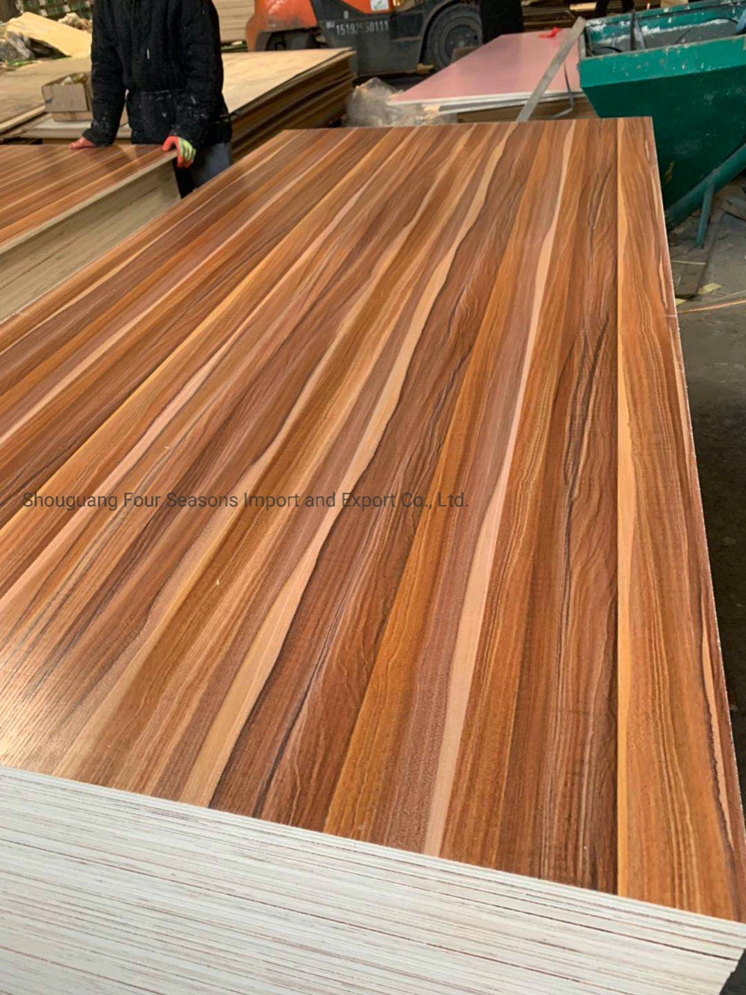 12mm Melamine Paper Faced High quality/High cost performance  Melamine MDF /Plywood for Cabinets Furniture