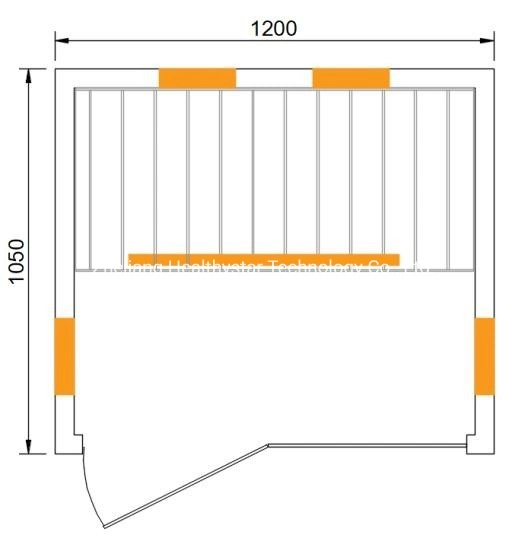 2 Person Steam Room Sauna Home Far Infrared Light Waves Bath House