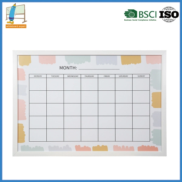 Magnetic Whiteboard Weekly Calendar Planner Board