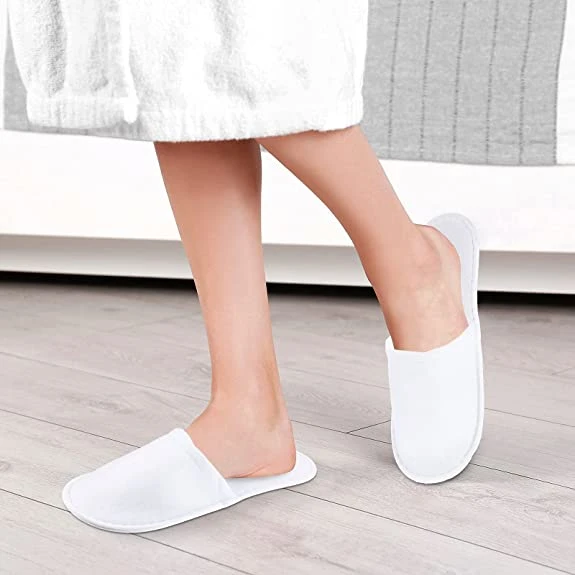 Disposable Guest Slippers Hotel Slippers Non Slip Slippers Unisex for Hotel Travel Home Guest Massage Supplies