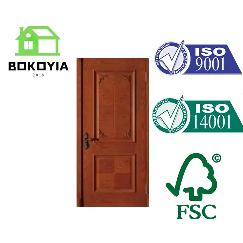 Modern Popularv, Interior Sliding Waterproof, Solid Wood, Painted Doors, PVC Wooden Doorsc-1033