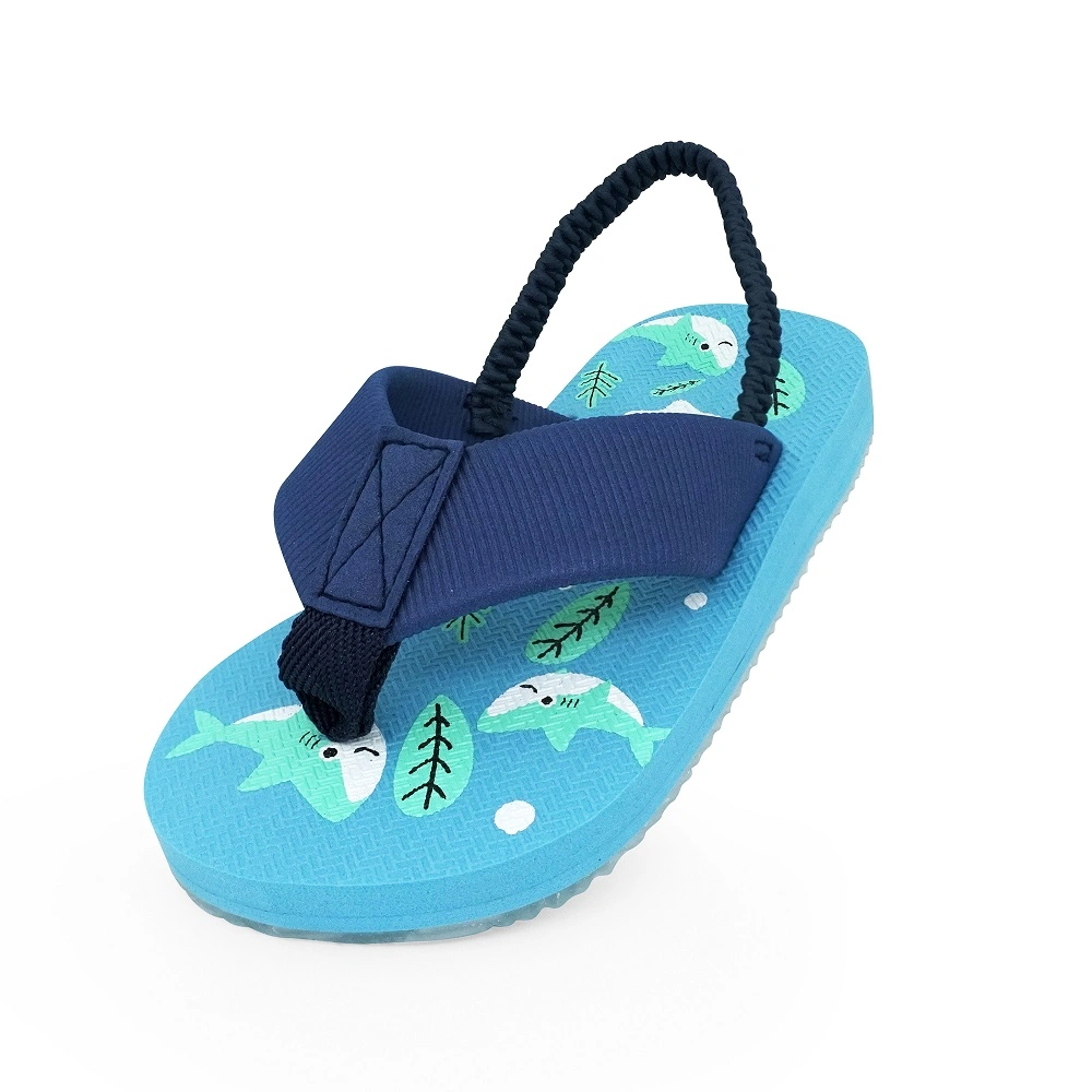 Nuevo portátil Flip-Flops para viajar a los niños para los niños Flip-Flops sandalias de playa para bebés