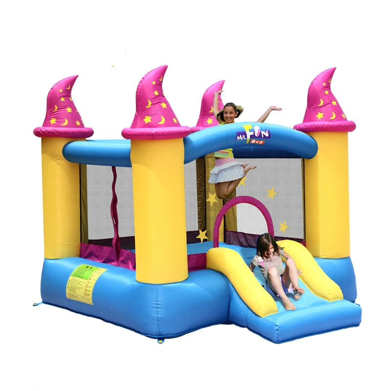 Children's Inflatable Castle Air Cushion Trampoline Kids Home Playground Inflatable Trampoline Baby Slide Jumping Bed