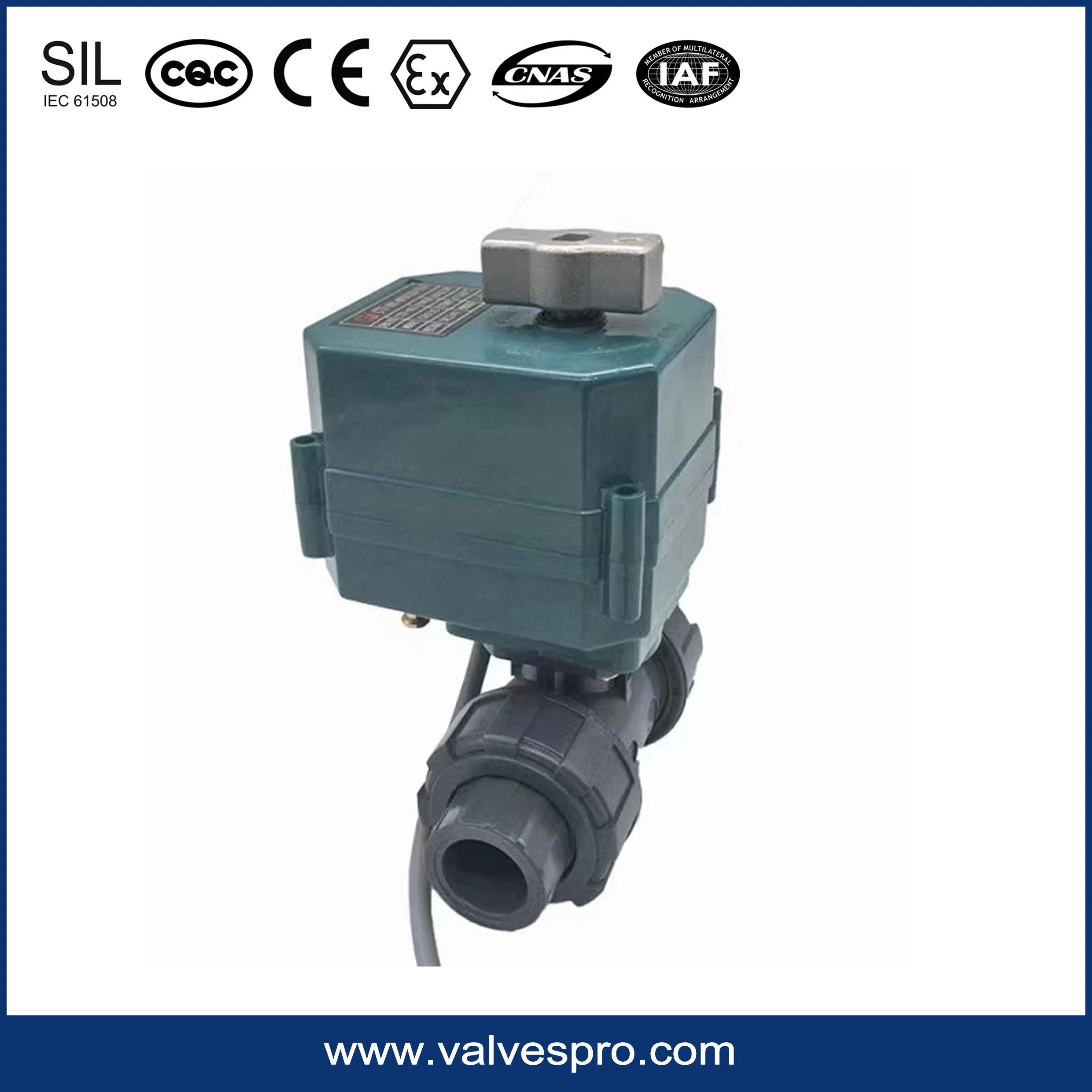 Mini Motorized Ball Valve 3 Way on off Motorized Valve for Fcu Motorized Valve Actuator