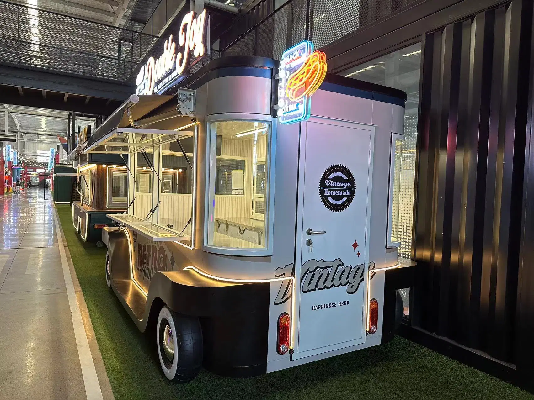 Jekeen Fabrik Edelstahl Food Trailer Kaffee Mobile Shop für Koreanischer japanischer Markt von Miko