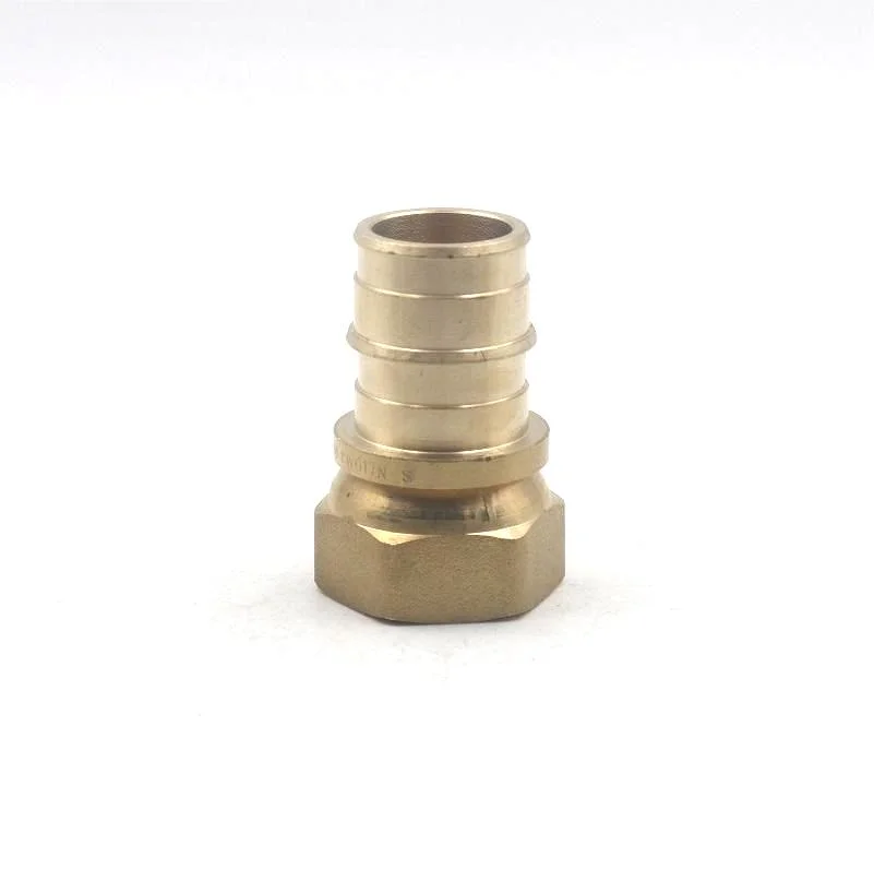 Brass Quick Connect Hose Fittings Wall Plate Elbow Fittings