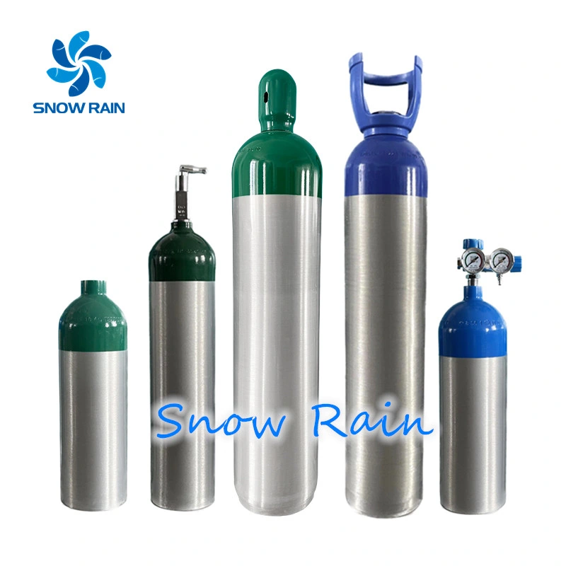 Manufacturer Direct Sale Seamless Aluminum 0.35L~50 L Oxygen Tank Gas