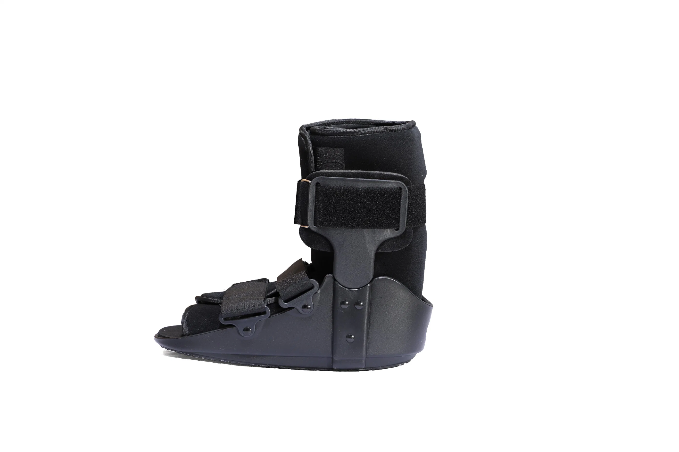 Fractura negra corta Ankle Support Air Walker Botas