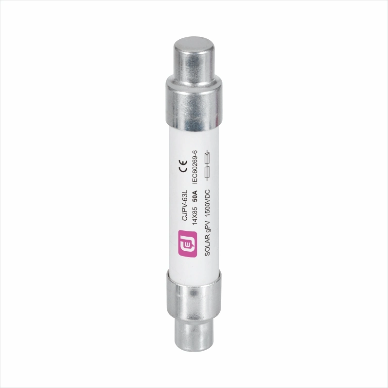 Cjpv-63L 2A-32A 1500V DC Fuse PV Cylindrical Ceramic Fuse