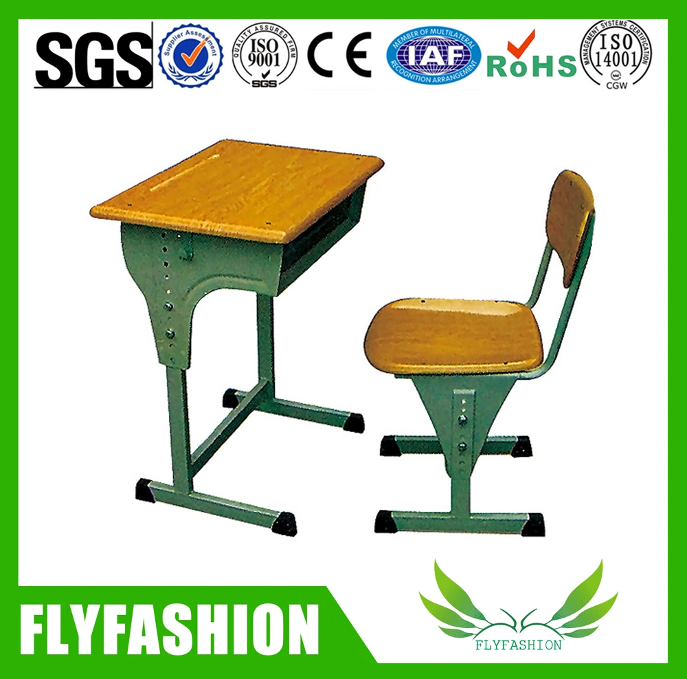 Estudiante de altura ajustable clásico mobiliario escolar de escritorio