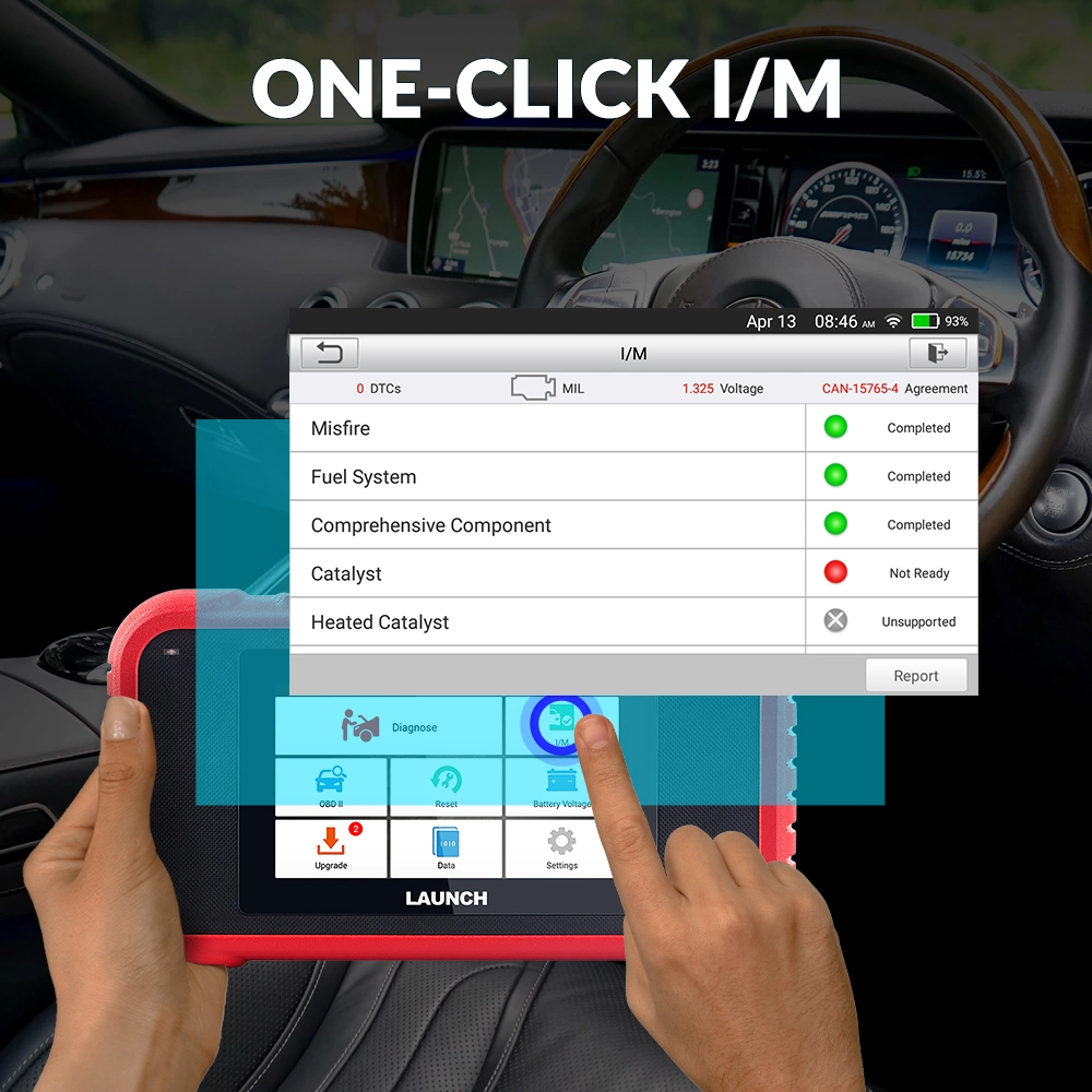 Starten Sie die X431 Crp129e EOBD OBD2 Auto Code Scanner Support Engine ABS SRS an +Bremsöl SAS ETS TMPs CRP zurücksetzen 129e