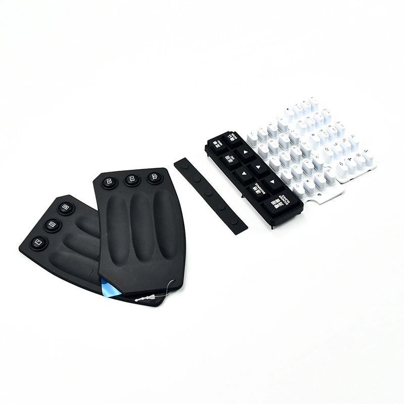 OEM High quality/High cost performance Conductive Electronic Silicone Rubber Numeric Black Keypad