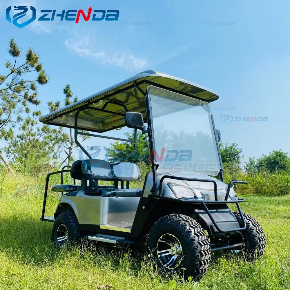 Los productos de calidad Vehículo equipado con pantalla táctil inteligente del vehículo del Club de Caza de cochecito de golf Golf eléctrico coche eléctrico