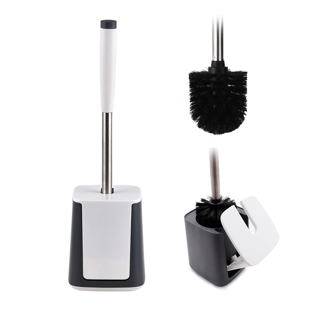 Modern Standing Plastic Toilet Brush Set for Bathroom Durable Household