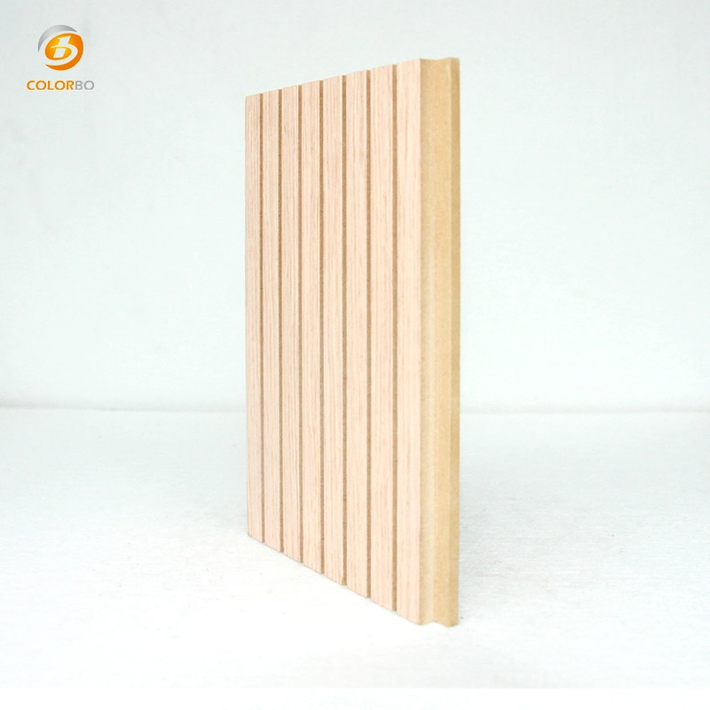 18mm Thickness Indoor Melamine Embossed MDF Wood Timber Panel