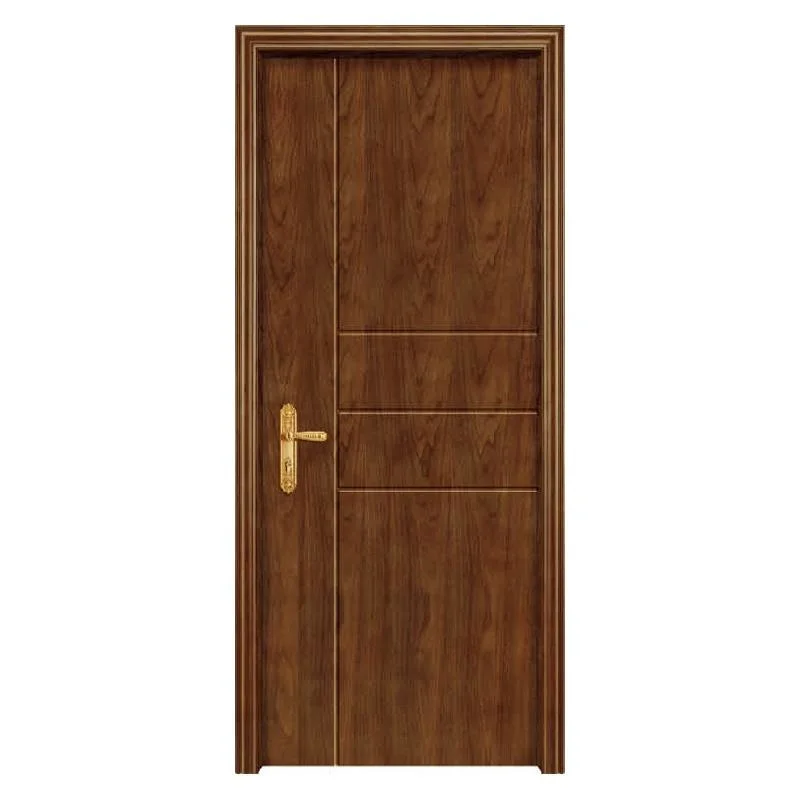 Walnut Wooden Fire Door Soundproof Hotel Timber Anti Fire Doors