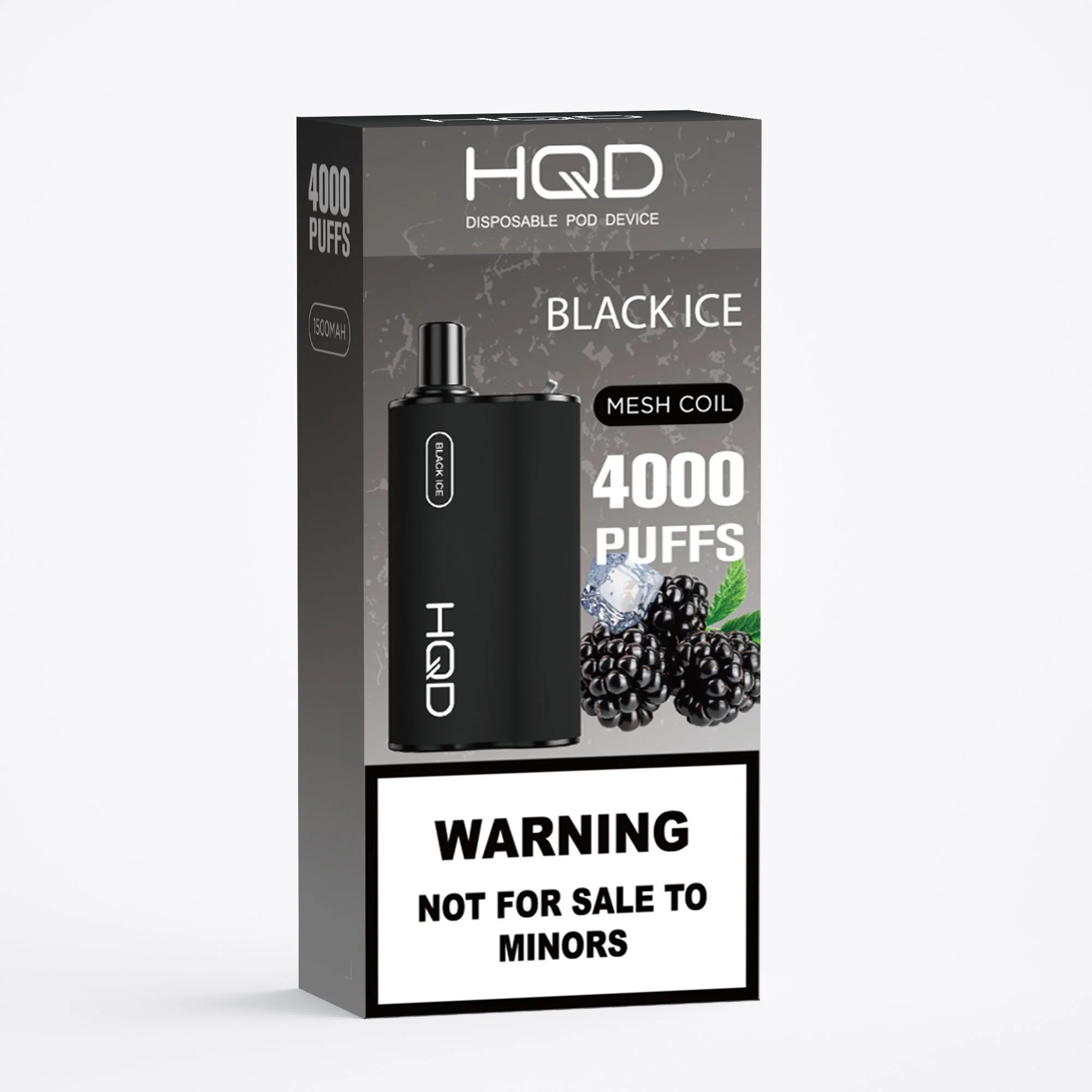 Hqd Box 4000puffs Blackberry Ice Flavor Wholesale/Supplier Disposable/Chargeable Vape E Cigarette