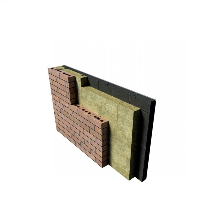 50mm 140kg/M3 Exterior Wall Insulation Rock Wool Board