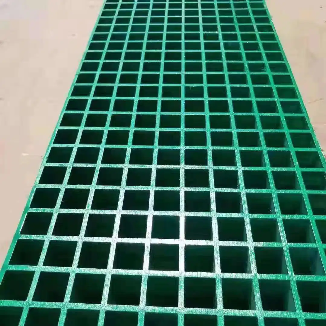 Preservative Anti-Slip Fiberglass FRP Grate FRP Grating Drain Board