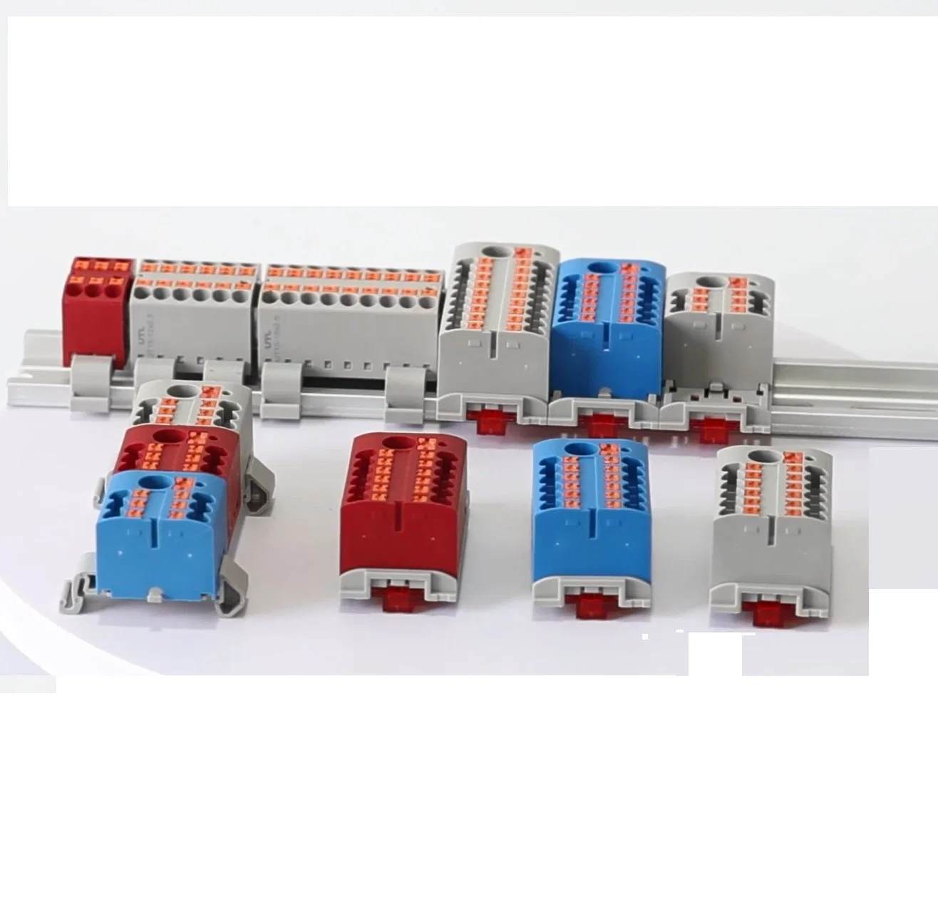 12-полосная компактная клеммная колодка для быстрого подключения к электросети Phoenix Electrical Ptfix, 24A