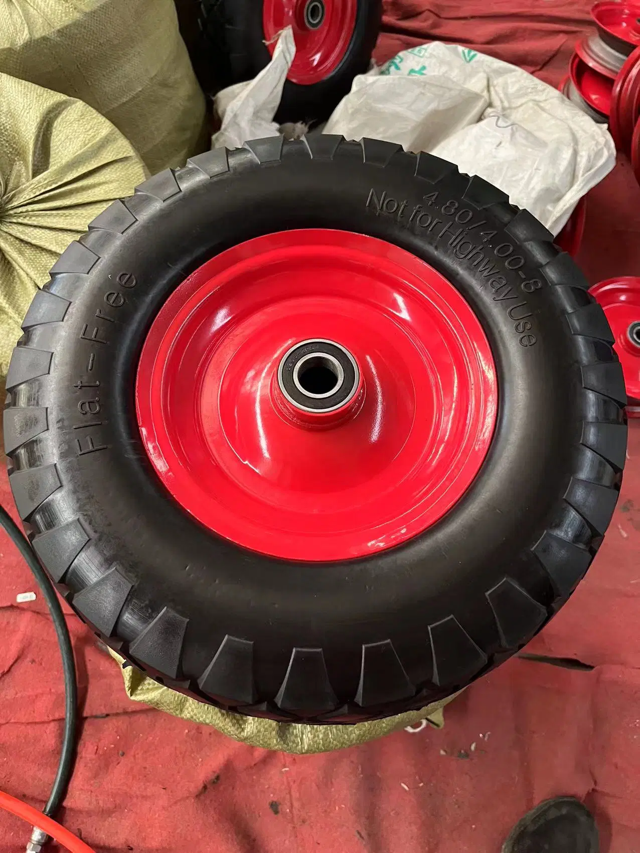 400-8 Heavy Duty PU Foam Trolley Wheel