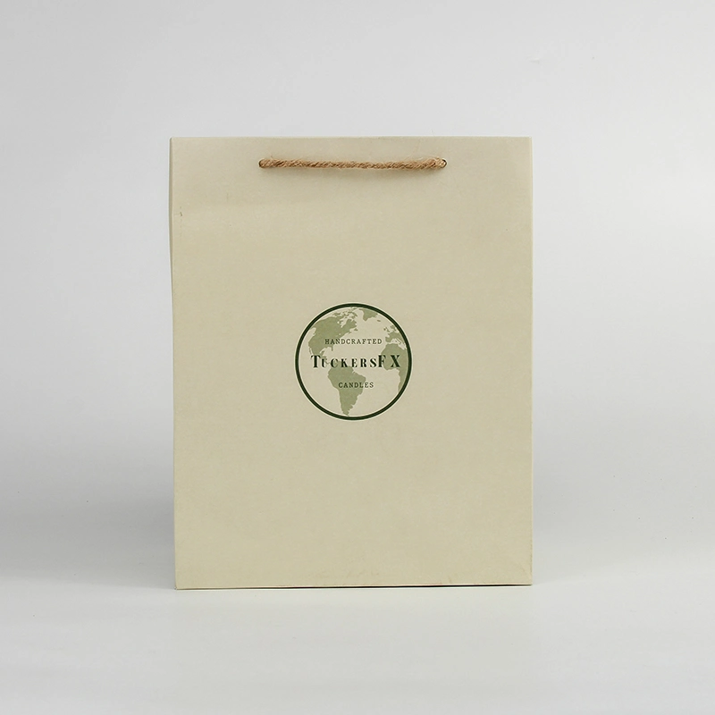 Sinicline Custom logo Green Eco friendly papier cadeau Sac à provisions