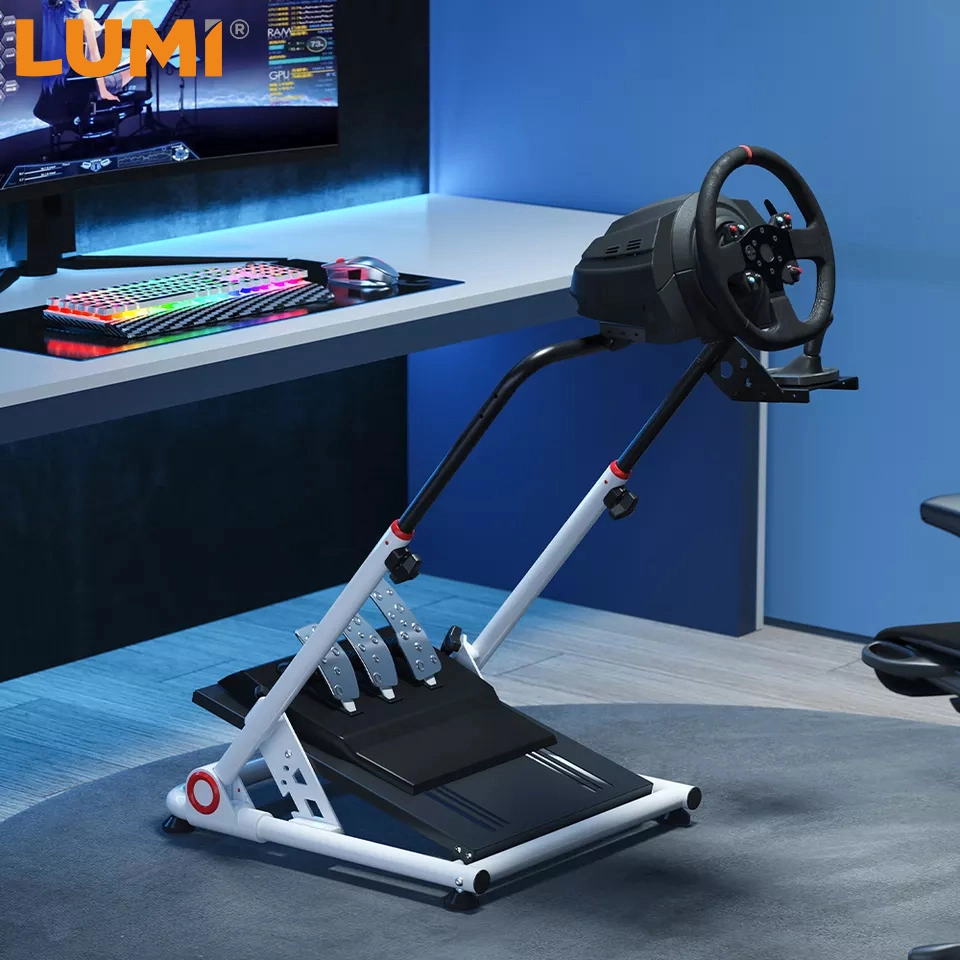 China Sim Racing Cockpit Gaming Steering Wheel Stand Car Driving Simulator for Logitech Fanatec Thrustmaster