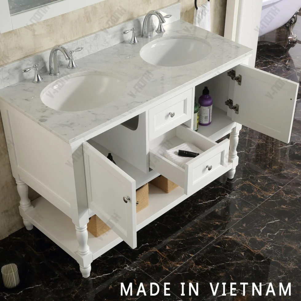 48 Inch Luxury Single Sink Floor Mounted Bathroom Furniture Vanity