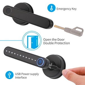 Wholesale/Supplier Door Lock Biometric Lock Code Fingerprint Password Handle Digital Lock