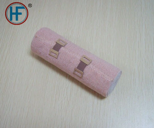 CE Approved Medical Crepe Plain Cotton Self-Adhesive Elastic Bandage with Spandex with OEM