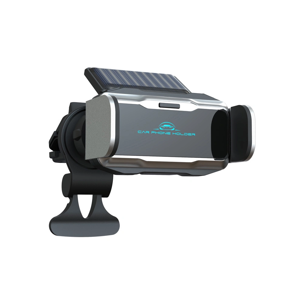 Air Vent Car Phone Mount Holder Electric Car Phone Holder Car Mount Solar Power Mobile Phone Holder