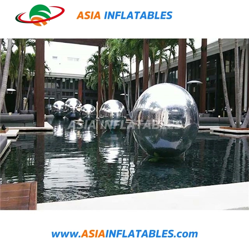 Full Silver Color Large Mirrorr Balloon Inflatable Advertising Balloon for Hang up