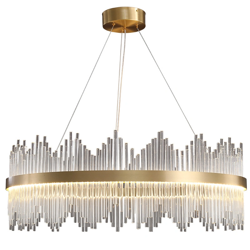 Crystal Chandelier Light Living Room Dining Room Modern Pendant Lamp Simple Luxury