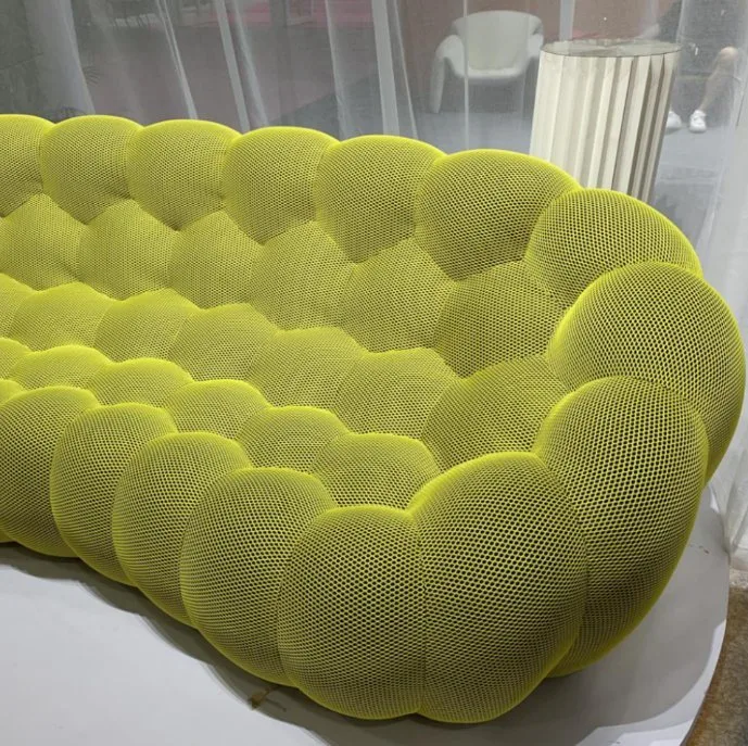 Grs Recycled Eco Friendly Outdoor 3D Air Mesh/Bubble Fabric for Bubble Sofa/ Office Chair/Bag Upholstery Fabric Textile Fabric Mesh Fabric