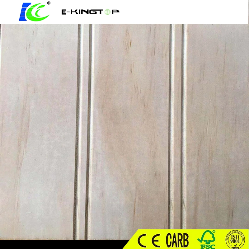 Slotted Pine Plywood, Grooved MDF Board, Used for Supermarket