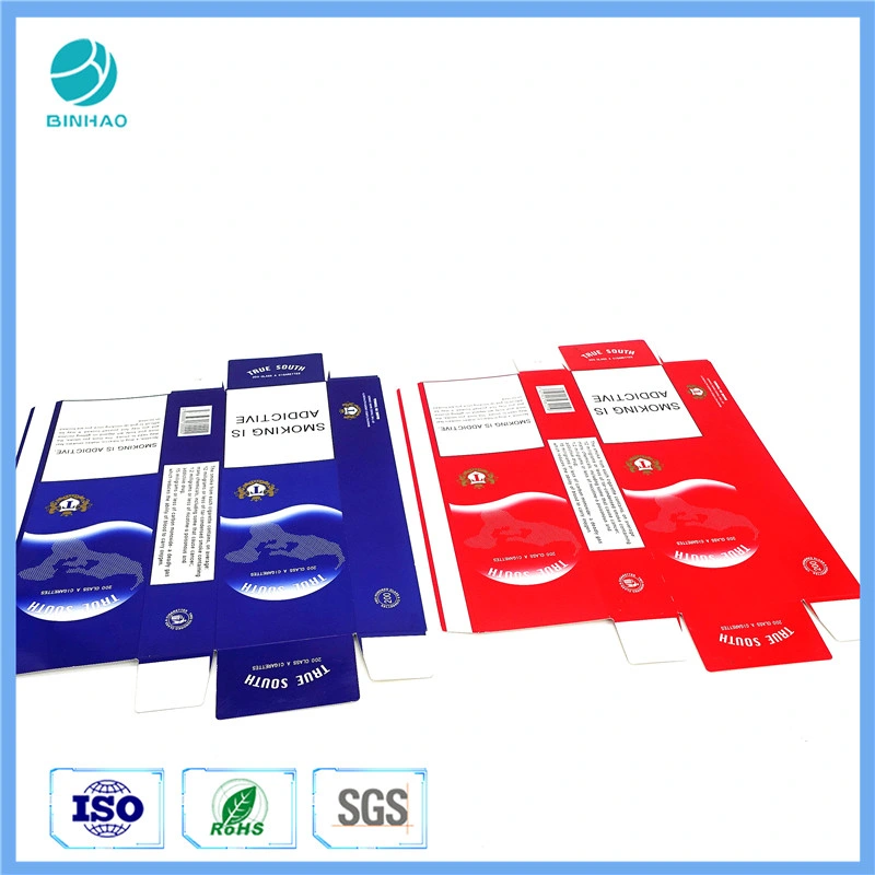 Fancy Blue Color Printing Cigarette Box Package Customize Design Offset Printing