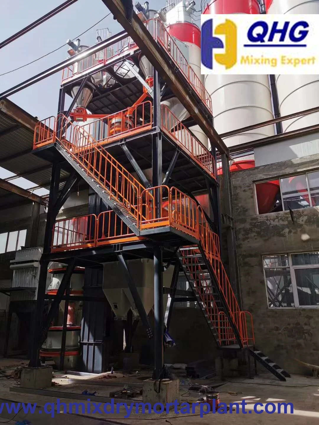 30t/H Full Automatic Dry Ready Mixer Mortar Manufacturing Production Line