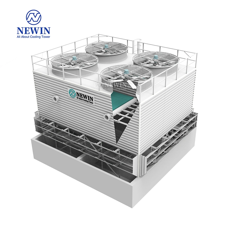 Counter Flow Industrial Type Full FRP Cooling Tower for Chemical Fiber Factory