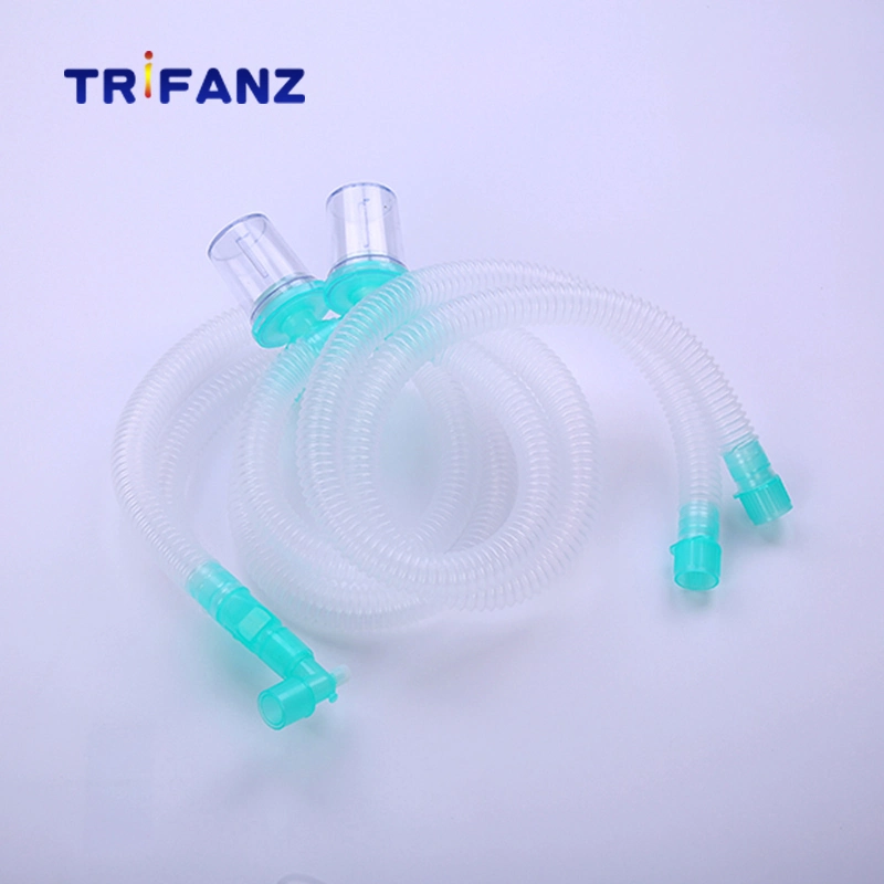 High quality/High cost performance Hospital Supply Popular Disposable Medical Anesthesia Ventilator Corrugated Breathing Circuits with Water Traps FDA ISO Approved