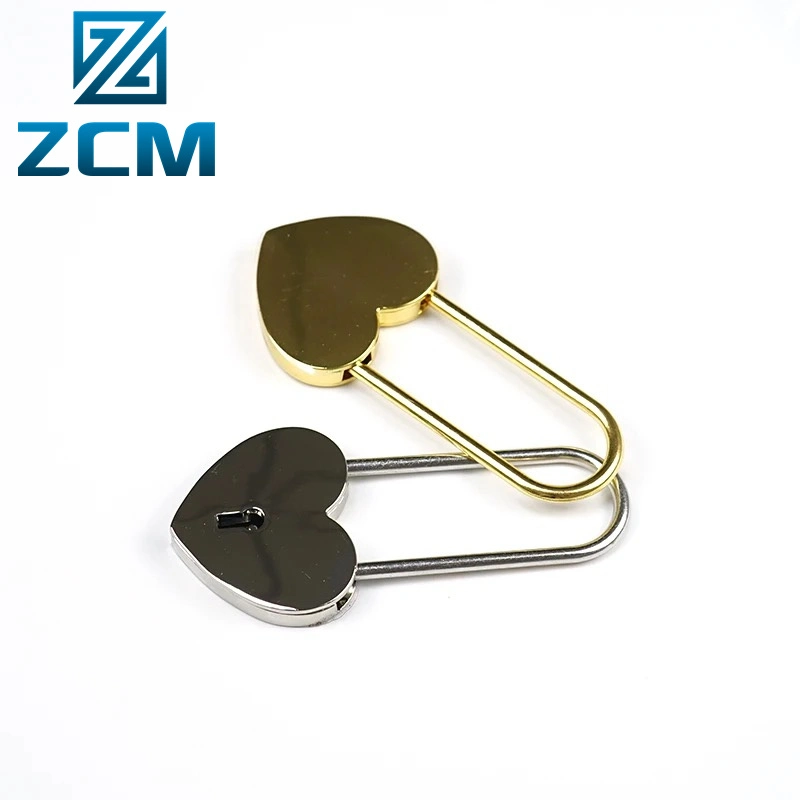 Custom Made Heart Shape Gift Lock Brass Padlocks for Luggage Bag Gold Padlock Manufacturing