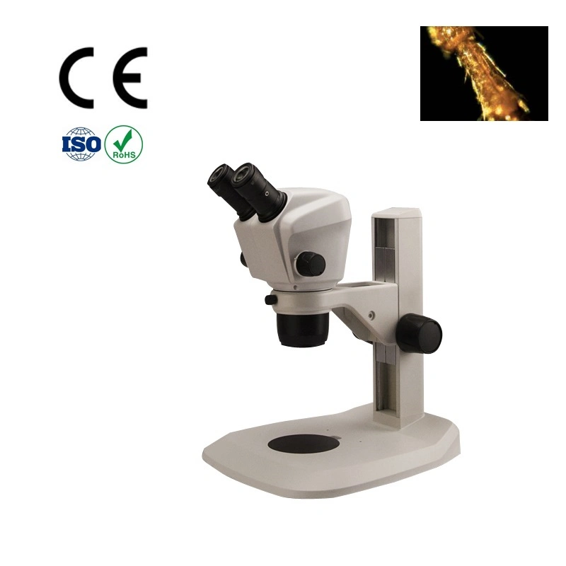 Sz Series Standard Magnification 7X-45X Zoom Stereo Microscope (CE)