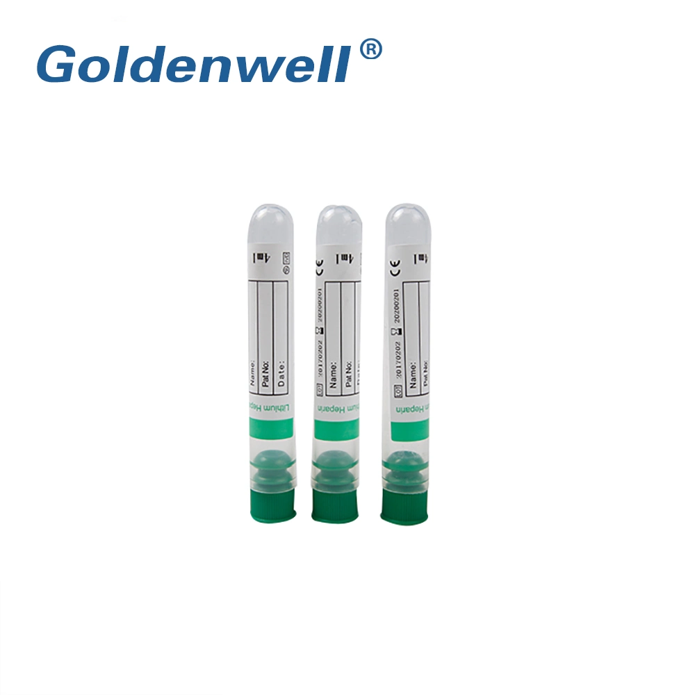 Disposable Blood Sample Non-Vacuum Blood Collection Tubes with Different Colors