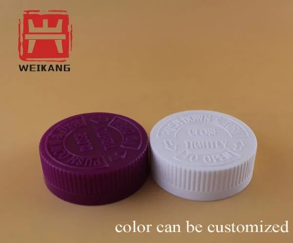 38/410 Plastic Pill Bottle Cap, Plastic CRC Cap, Child Proof