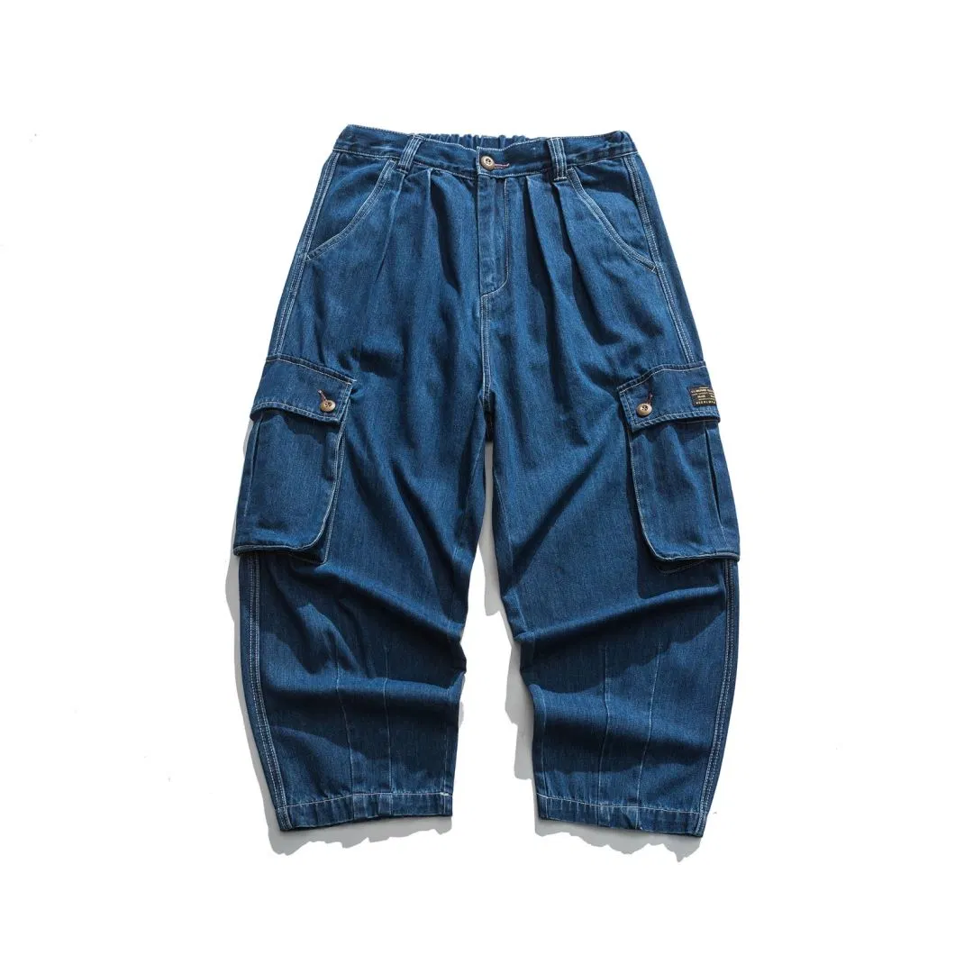 Custom Herrenbekleidung Baggy Denim Jeans Großhandel/Lieferant Plus Größe Baggy Jeans Herren Loose