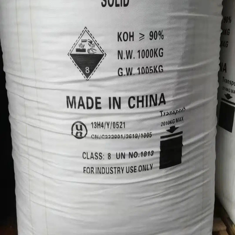 Factory Supply 90% Purity Flake KOH Potassium Hydroxide