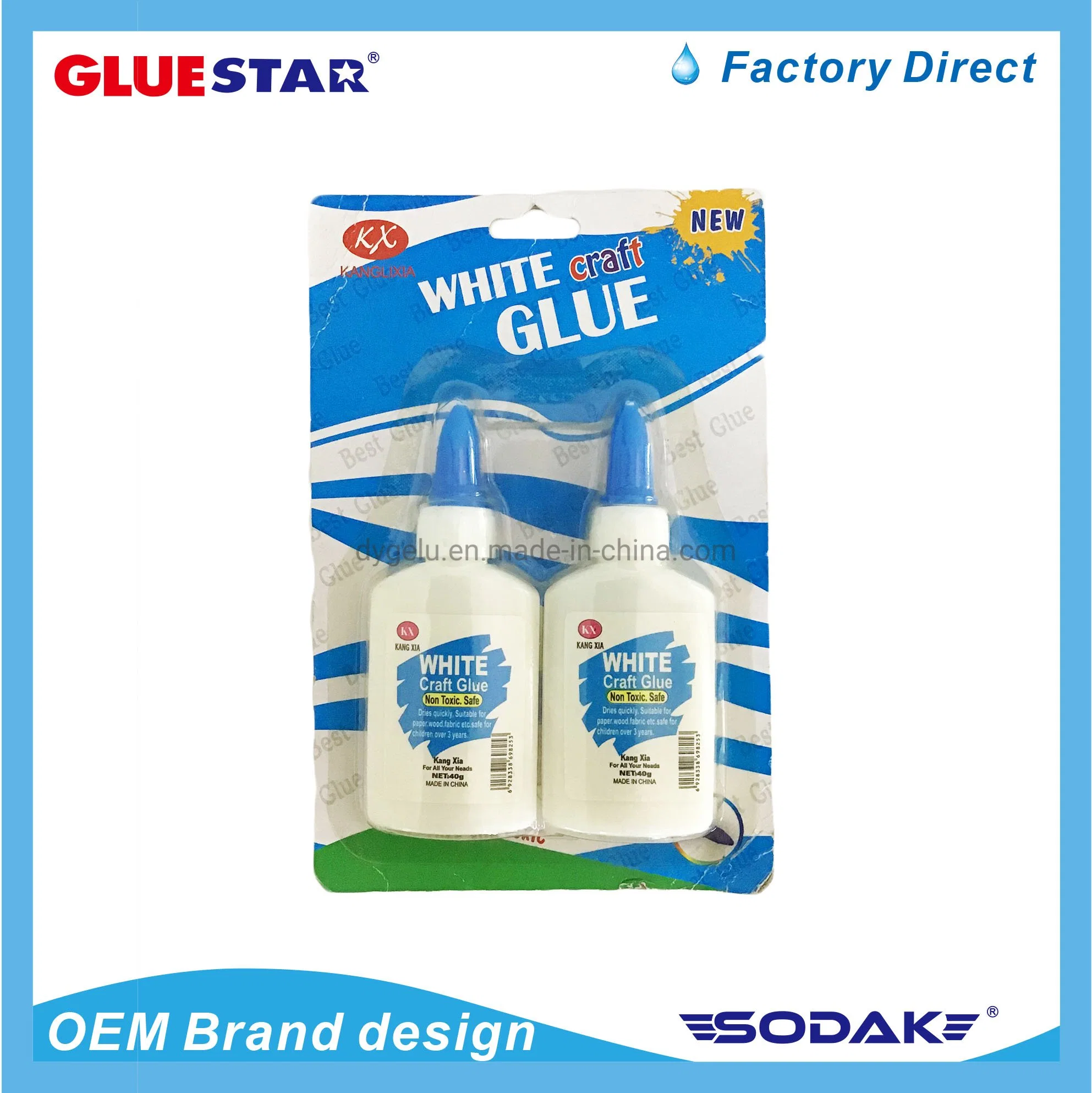 White Emulsion Liquid Latex Vinyl Acetate Acrylate PVA Adhesive Wood Glue