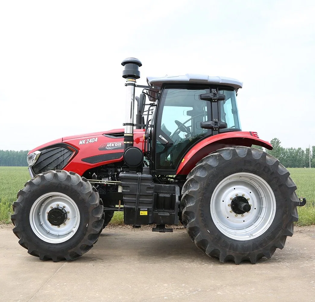 Landmaschinen Big Tractor 4WD 240hp Landmaschinen Traktor Weit verbreitet in Farm / Orchard mit Kabine verwendet