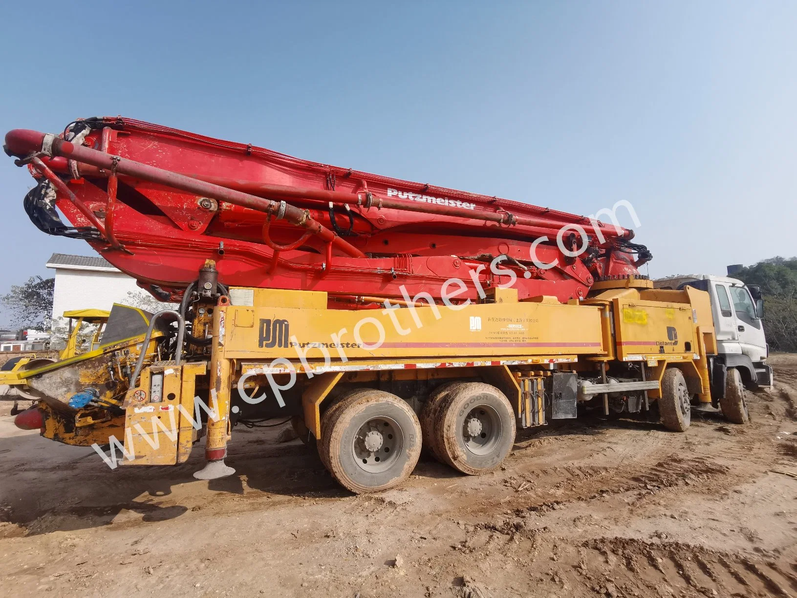 2013 Putzmeister 46m Truck Mounted Concrete Pump Recent Concrete Pump