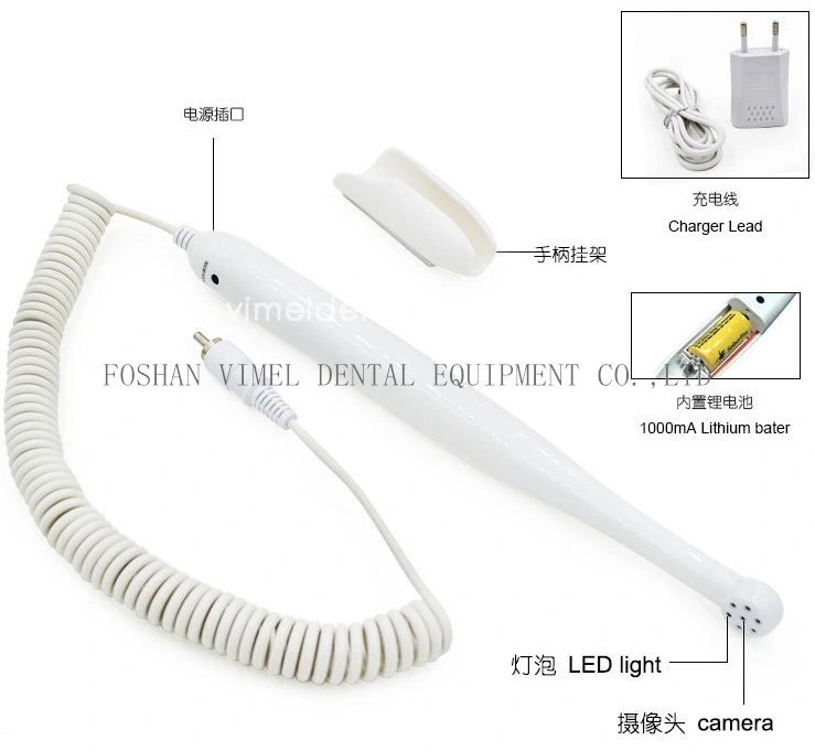 Mini AV/Video Output Fio Dental AV Câmara Intraoral Pilha Recarregável